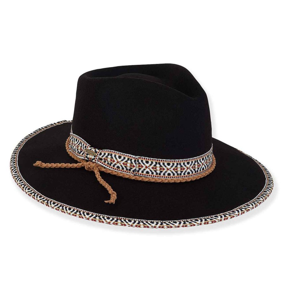 Michelle Braided Wide Brim Sun Hat Floppy Sun Hats for Women Michelle Ivory